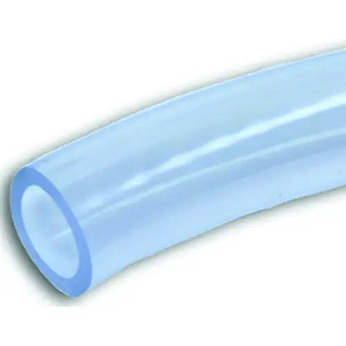 Tubing, 3/8 in ID x 9/16 in OD Dia, 100 ft L, Vinyl, Clear Tubing, 3/8 in ID x 9/16 in OD Dia, 100 ft L, Vinyl, Clear