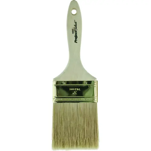 IMPACT 18325-2 Paint Brush, 3 in W, Chisel Trim, Wall Brush, 3-1/4 in L Bristle, Polyester Bristle, Sanded Handle
