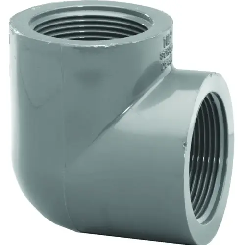 8214210 Pipe Elbow, 1 in, Threaded, 90 deg Angle, PVC, SCH 80 Schedule 8214210 Pipe Elbow, 1 in, Threaded, 90 deg Angle, PVC, SCH 80 Schedule