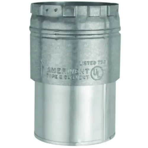 Draft Hood Connector Snap-Lock, 6 in OAL, Snap-Lock, Steel Draft Hood Connector Snap-Lock, 6 in OAL, Snap-Lock, Steel