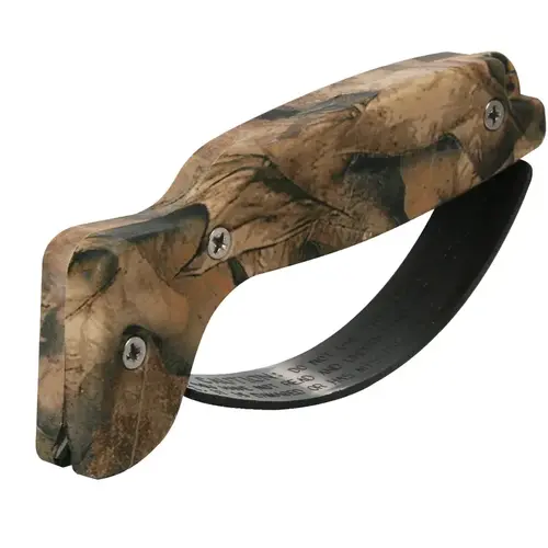 005 Knife and Tool Sharpener, Tungsten Carbide Blade, Camouflage Handle