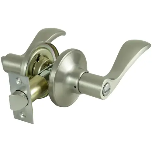 ProSource Privacy Lever, Zinc, Reversible Hand, 3 Grade