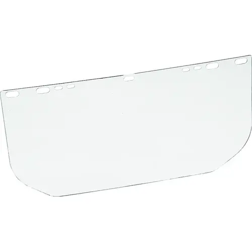 Adjustable Replacement Headgear Faceshield, Polycarbonate, Clear