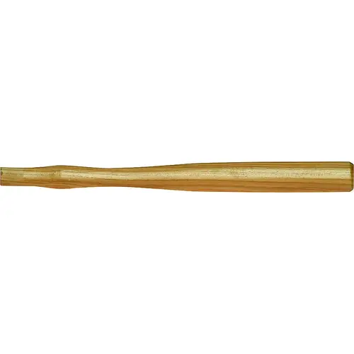 Machinist Hammer Handle, 14 in L, Wood, For: 16 to 20 oz Hammers