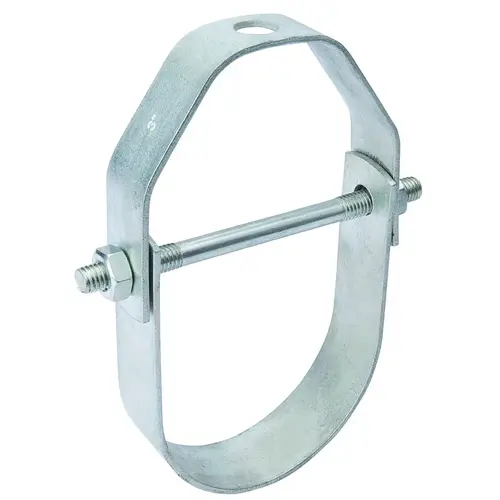 Pipe Hanger, 1/2 in Opening, Steel Galvanized Pipe Hanger, 1/2 in Opening, Steel Galvanized