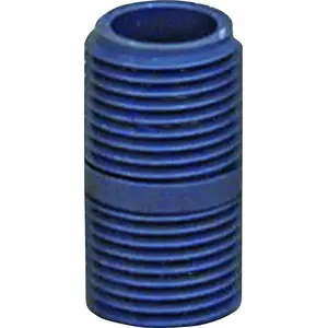 Lasco P-12-CL 205011BC Pipe Nipple, 1/2 in, NPT, PVC, Gray, SCH 80 Schedule