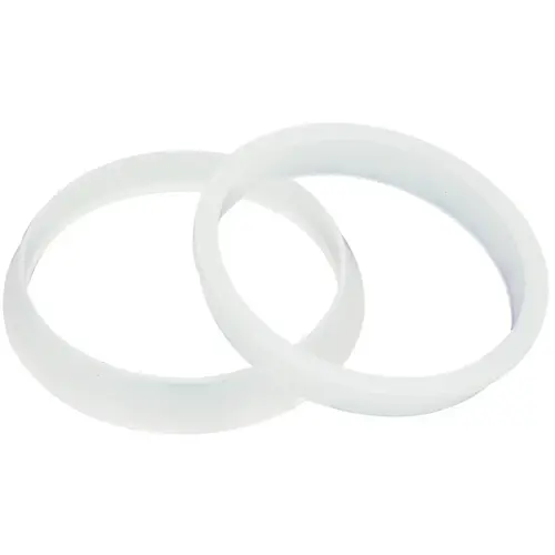 Faucet Washer, 1-1/2 x 1-1/4 in, 1-1/2 x 1-1/2 in, Polyethylene, For: Plastic Drainage Systems - pack of 2