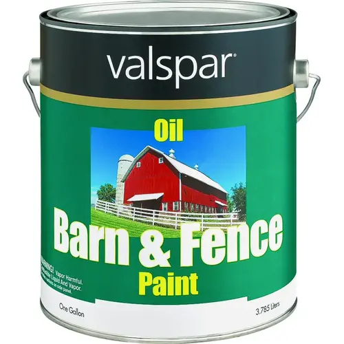 018.007 Barn and Fence Paint, Red, 1 gal