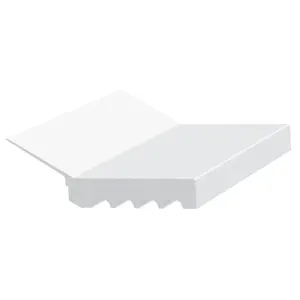 ROYAL 5094253 Garage Door Stop, PVC White
