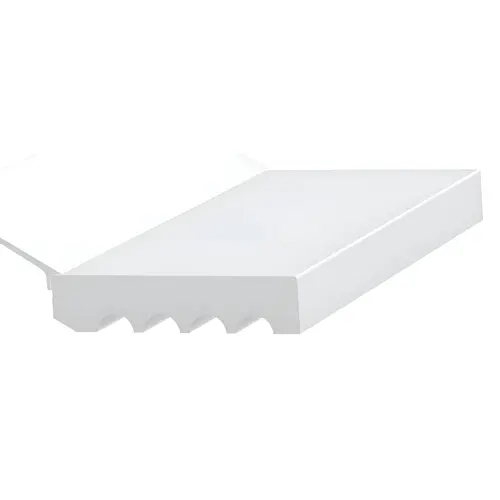 Garage Door Stop, PVC White