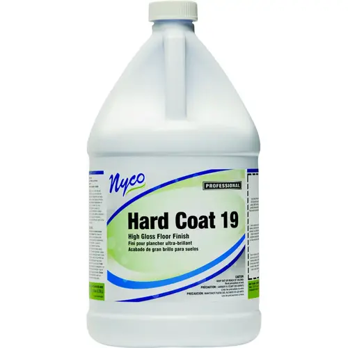 Floor Finish, 128 oz, Liquid, Acrylic, White Floor Finish, 128 oz, Liquid, Acrylic, White