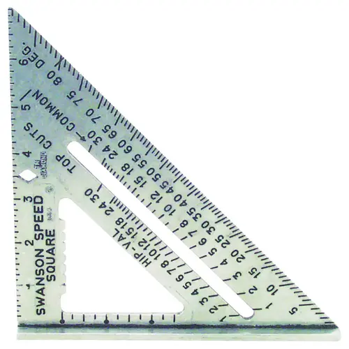 Speed Series Pocket Square, Aluminum, 7-1/4 in L, 7 in W