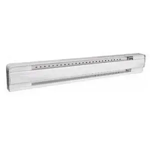 Stelpro B0502W B Series Baseboard Heater, 240/208 V, 50 sq-ft Heating Area, White