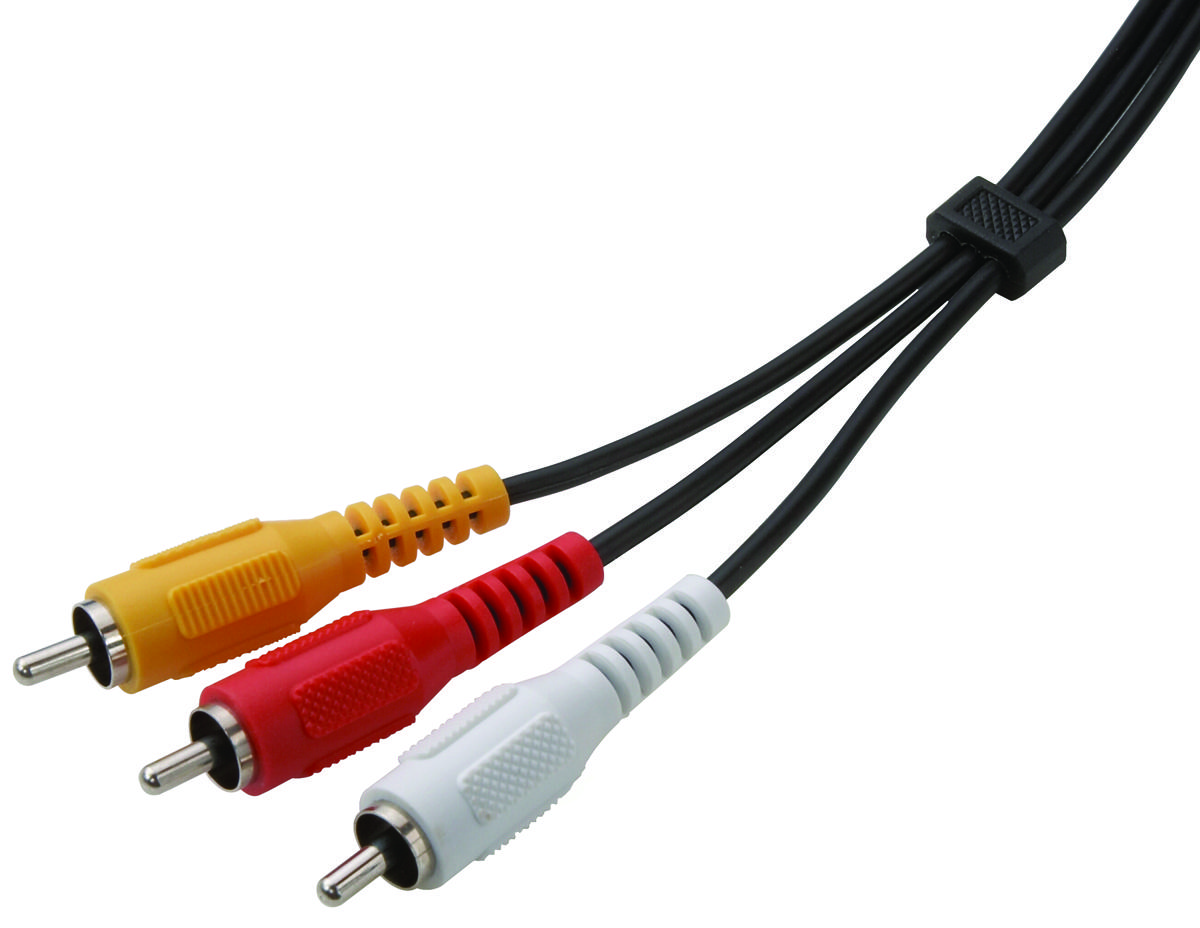 Zenith VT1006COMPOS Zenith Audio Video Cable, Black Sheath, 6 ft L