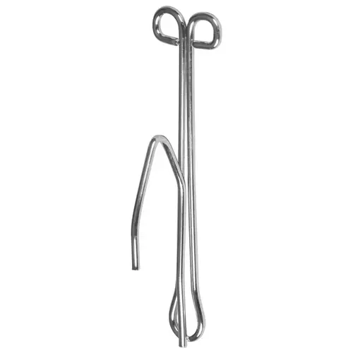 Kenney Slip-In Hook, Silver - pack of 14