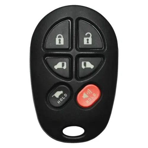 Fob Shell, 6-Button Fob Shell, 6-Button