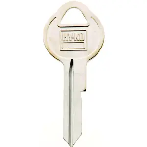 Hy-Ko 11010B11-XCP10 Key Blank, Brass, Nickel - pack of 10