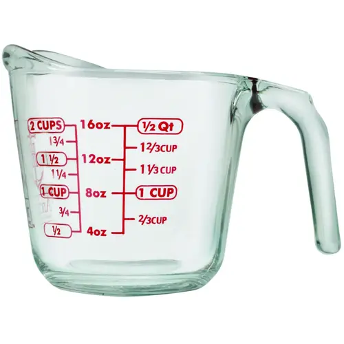 551770L13 Measuring Cup, Glass, Clear - pack of 4