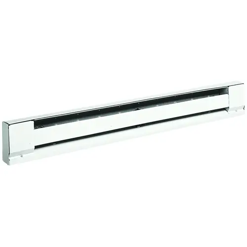 2900S Series Baseboard Heater, 6.3/4.7 A, 208/240 V, 1500/1125 W, 5100/3825 Btu/hr BTU, Ivory 2900S Series Baseboard Heater, 6.3/4.7 A, 208/240 V, 1500/1125 W, 5100/3825 Btu/hr BTU, Ivory