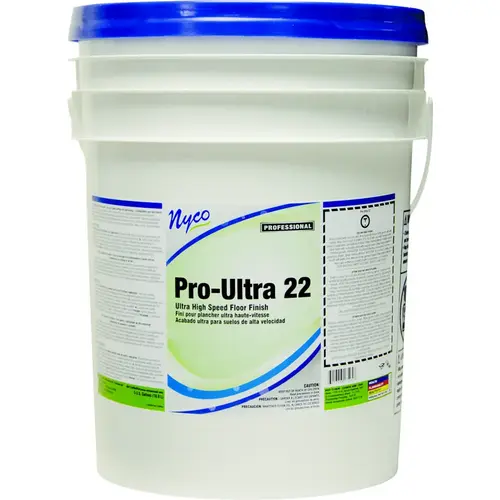 nyco Floor Finish, 5 gal, Liquid, Acrylic Polymer, White