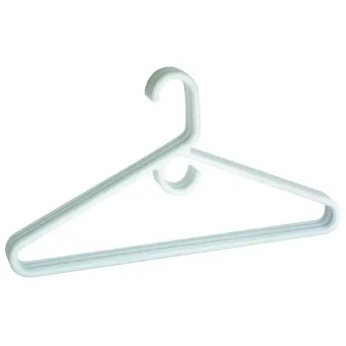 Tubular Hanger, Plastic, Hunter/Navy Blue/White - pack of 36