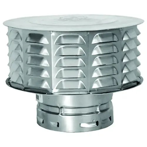 Vent Cap, 8 in Connection, Snap-Lock Vent Cap, 8 in Connection, Snap-Lock