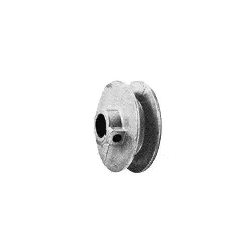 V-Groove Pulley, 1/2 in Bore, 2 in OD, 1-1/2 in Dia Pitch, 21/32 in W x 7/16 in H Belt, Zinc