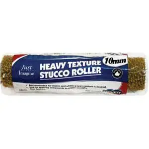 BENNETT 9BHTS Stucco Loop Roller, 10 mm Thick Nap, 240 mm L, Foam Cover