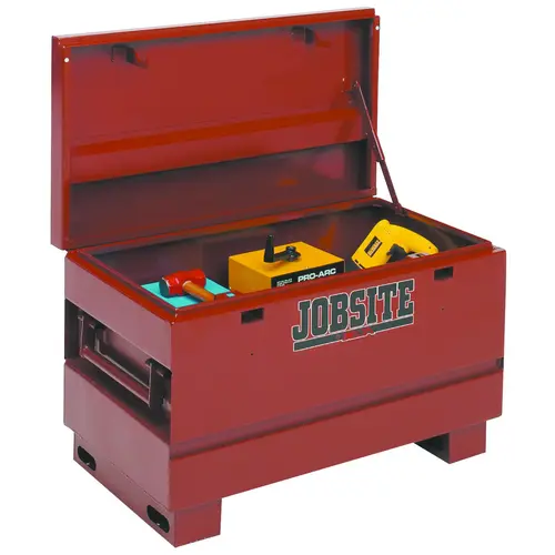 635990 Heavy-Duty Contractor Chest, 8.3 cu-ft, 20 in OAW, 23-3/4 in OAH, 36 in OAD, Steel, Brown 635990 Heavy-Duty Contractor Chest, 8.3 cu-ft, 20 in OAW, 23-3/4 in OAH, 36 in OAD, Steel, Brown