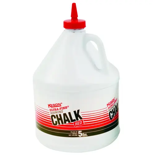 PROCHALK Series Marking Chalk Refill, Red, Permanent