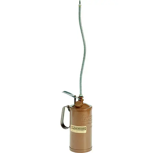Goldenrod 120 Pump Oiler, 32 oz Capacity, Flexible Spout, Steel, Powder-Coated Copper Bronze Goldenrod 120 Pump Oiler, 32 oz Capacity, Flexible Spout, Steel, Powder-Coated Copper Bronze