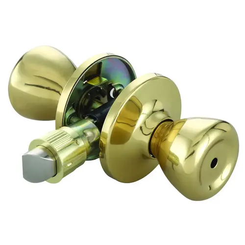 ProSource Privacy Lockset, Brass, Polished Brass ProSource Privacy Lockset, Brass, Polished Brass