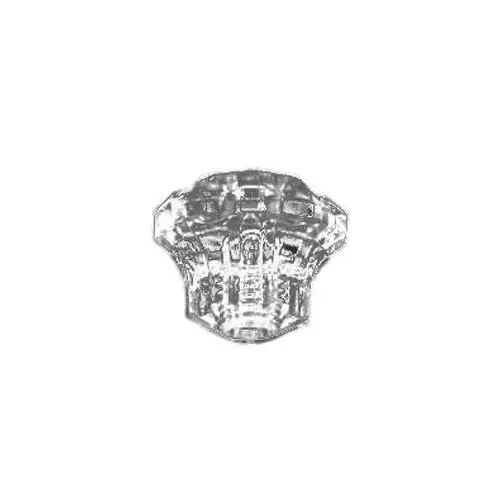 Diverter Knob, Plastic, For: Utopia Faucets, P-050B Diverter Clear