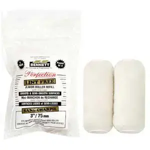 BENNETT JR P RFL Roller Refill, 5 mm Thick Nap, 75 mm L - pack of 2