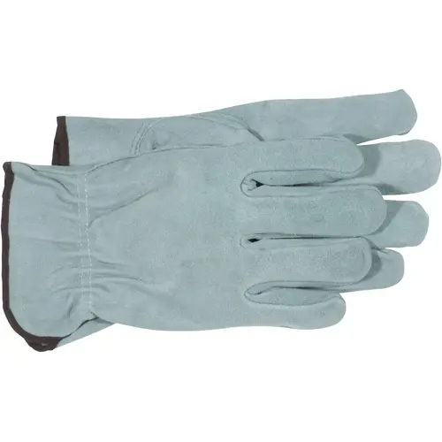 GLOVE SPLIT COWHIDE LTHR MED Pair Gray GLOVE SPLIT COWHIDE LTHR MED Pair Gray