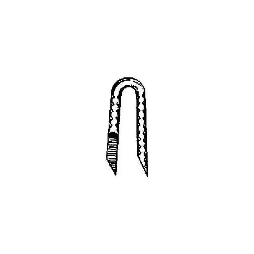 Stockade Staple, 6 Gauge, Galvanized Steel Stockade Staple, 6 Gauge, Galvanized Steel