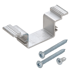 CRL-U.S. Aluminum 1P442 Head and Sill Shear Block with Screws Mill - pack of 20
