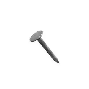 Pro-Fit 132172 0 Hand Drive Roofing Nail, 3 in L, Flat Head, 11 ga Gauge, Steel Electro-Galvanized