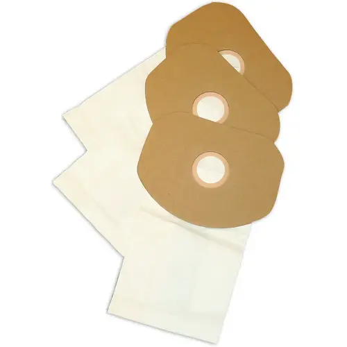 Vacuum Cleaner Bag, 6 qt Capacity, Paper