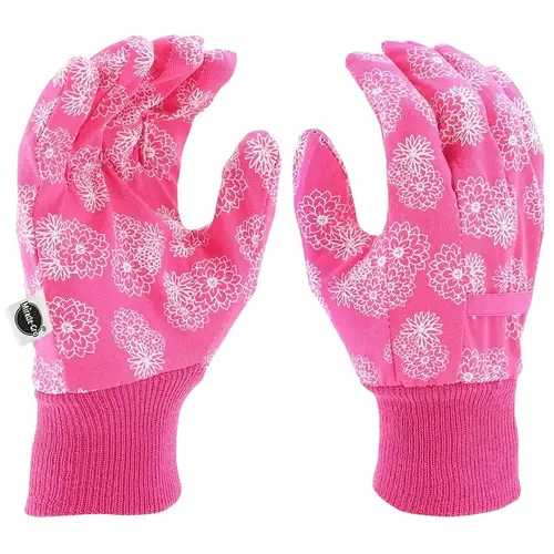 MG64002-W-ML Lightweight Garden Gloves, Women's, M/L, Knit Cuff, Canvas/Cotton/Polyester Pair MG64002-W-ML Lightweight Garden Gloves, Women's, M/L, Knit Cuff, Canvas/Cotton/Polyester Pair