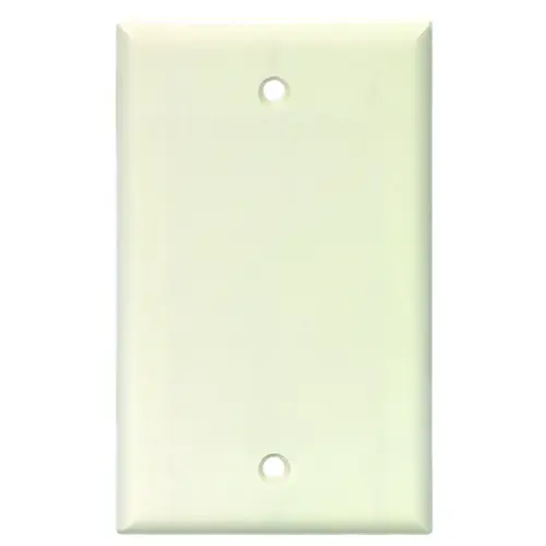 2129 Wallplate, 4.95 in L, 2-3/4 in W, 0.08 in Thick, 1 -Gang, Polycarbonate, White 2129 Wallplate, 4.95 in L, 2-3/4 in W, 0.08 in Thick, 1 -Gang, Polycarbonate, White