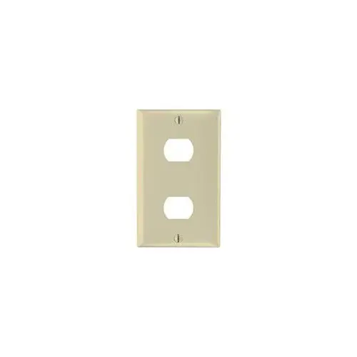 Legrand Wallplate, Standard-Size, 4-1/2 in L, 2-3/4 in W, 1-Gang, Ivory Legrand Wallplate, Standard-Size, 4-1/2 in L, 2-3/4 in W, 1-Gang, Ivory