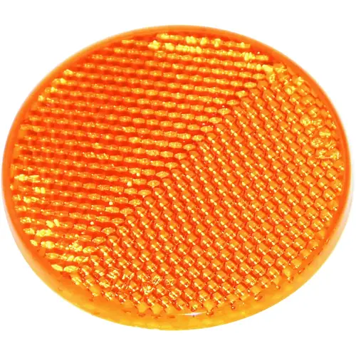 Safety Reflector, Amber Reflector, Plastic Reflector, Adhesive Mounting