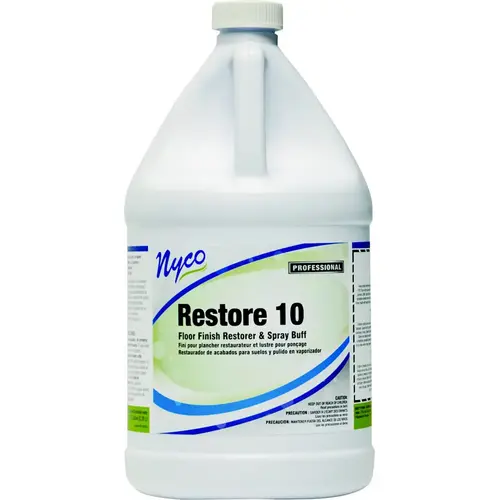 Finish Floor Enhancer, 128 oz, Liquid, Acrylic Polymer, Opaque White - pack of 4