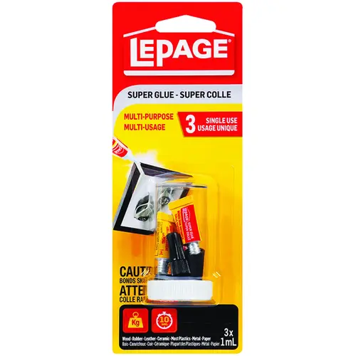 Super Glue, Liquid, 3 mL Tube Super Glue, Liquid, 3 mL Tube