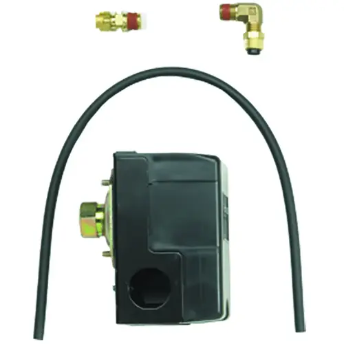 Pressure Switch, 3-Phase, 120/240 VAC, 32 VDC, DPST, 20 to 40 psi Working, Steel Diaphragm