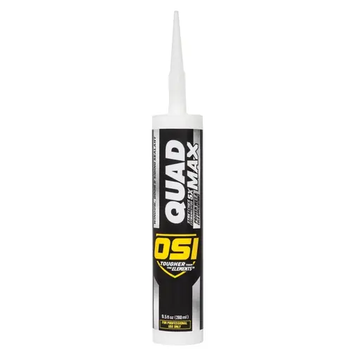 QUAD MAX Sealant, Black, -14 to 158 deg F, 9.5 oz Cartridge