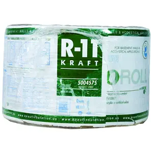 Knauf Insulation KR42E/TAK ECOROLL Insulation, 70-1/2 ft L, 23 in W, R11 R-Value, Fiberglass/Steel, Brown