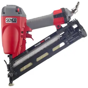 Senco 6G0001N FinishPro Series Finish Nailer, 110 Magazine, 34 deg Collation, Plastic Strip Collation, 3.2 scfm Air