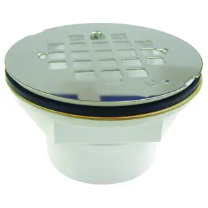 B&K 133-106 Shower Drain, Plastic, For: 2 in DWV or SCH 40 ABS or PVC Pipes
